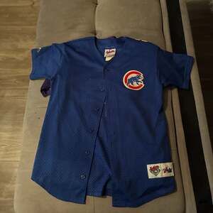 Vintage Chicago Cubs Majestic Diamond Collection Batting Practice Jersey Sammy S